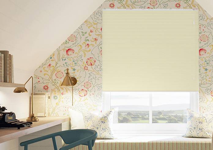 Gaia (Blackout), Magnolia - Pleated Blind - Image 3